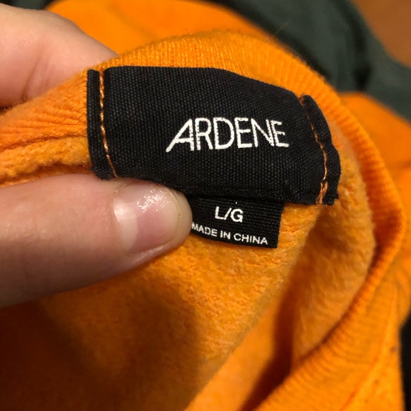 Orange cropped sweater - Picture 2 of 2